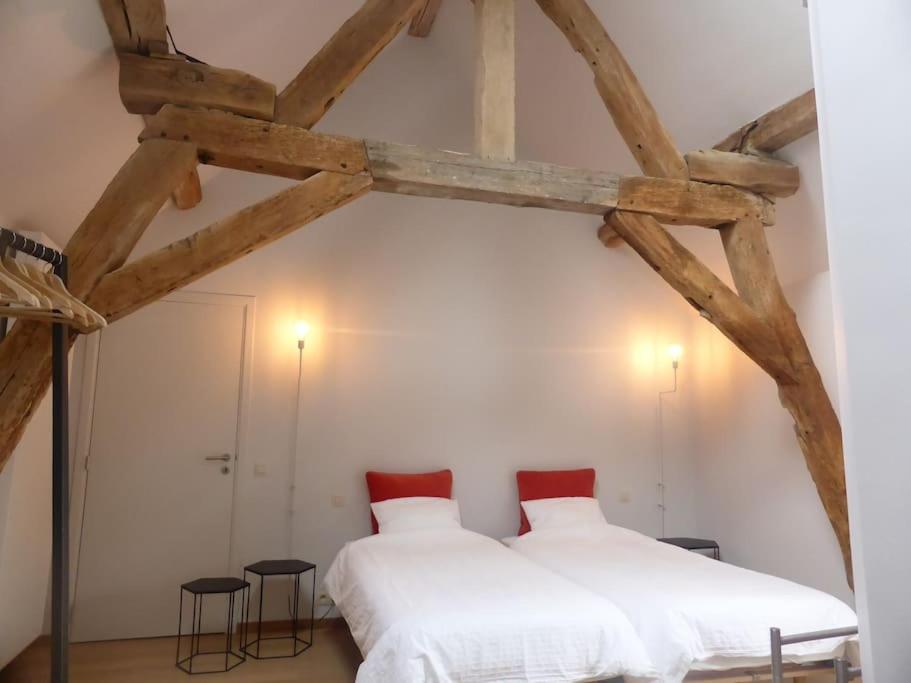 Ferme De La Porte Rouge Andenne ภายนอก รูปภาพ